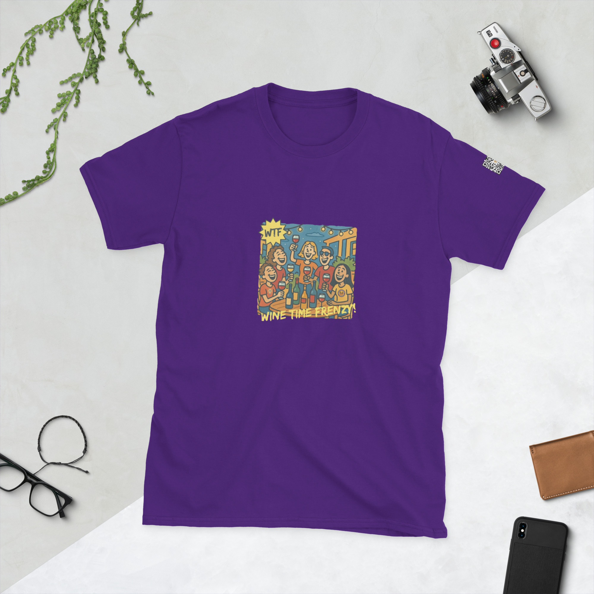 Wine Time Frenzy Signature Tee