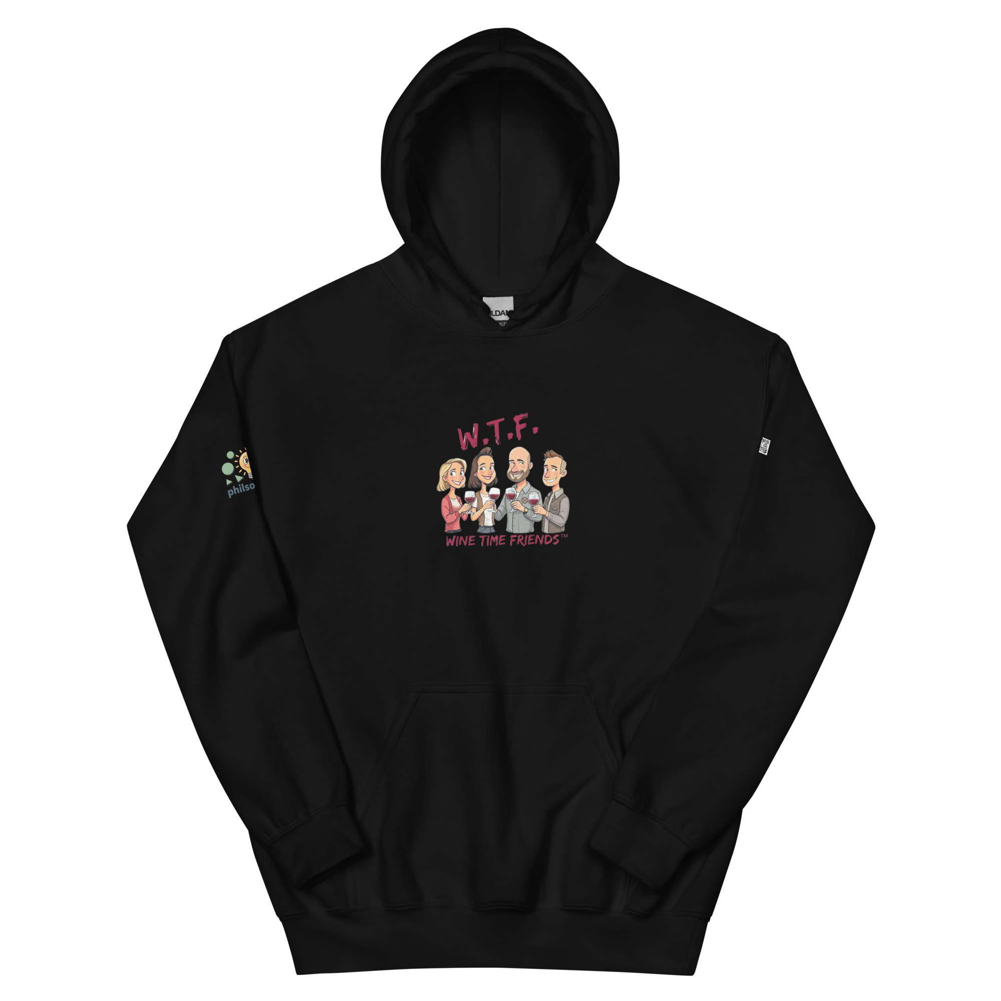 The "Wine Time Friends" Signature Hoodie - Image 2