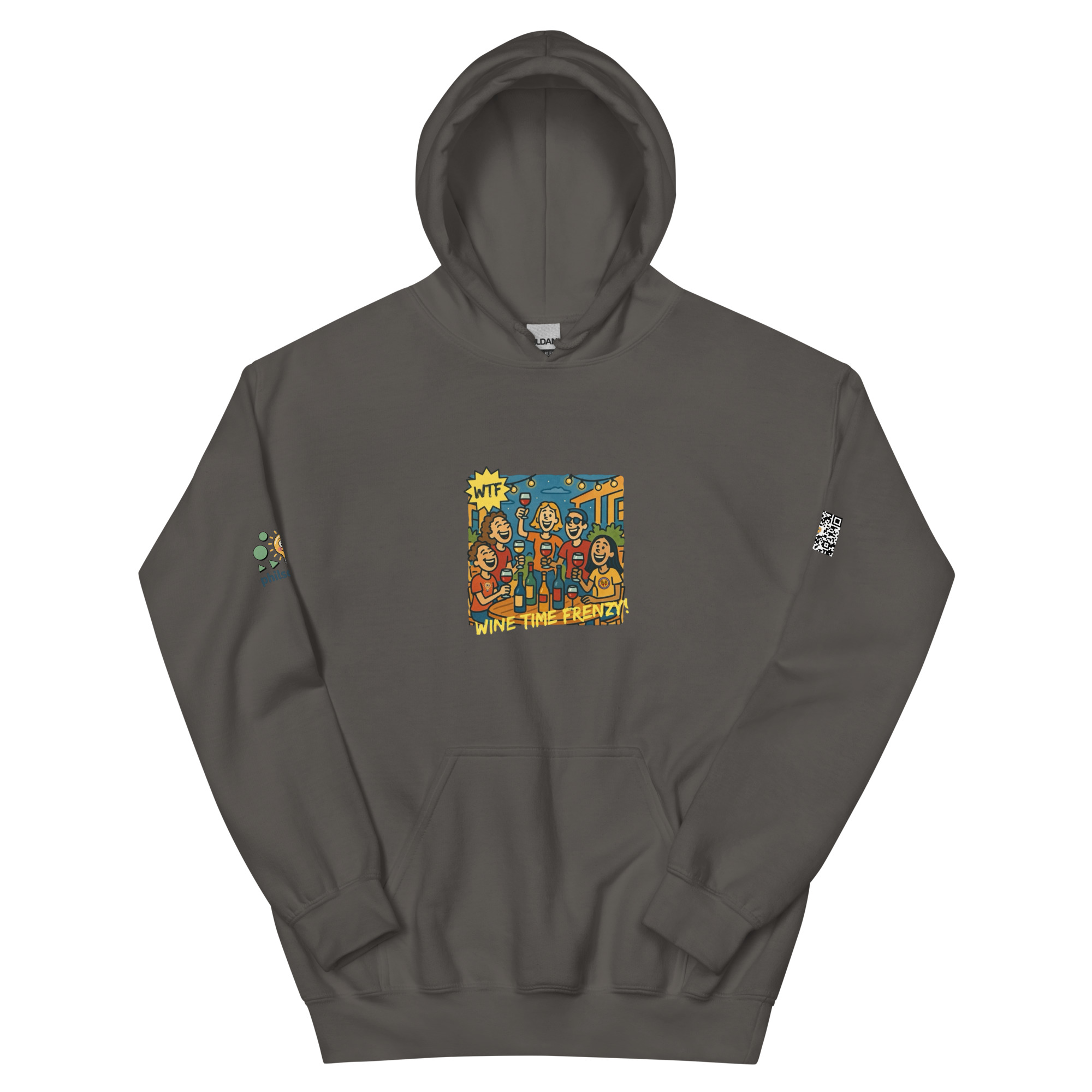 Wine Time Frenzy Signature Pullover Hoodie