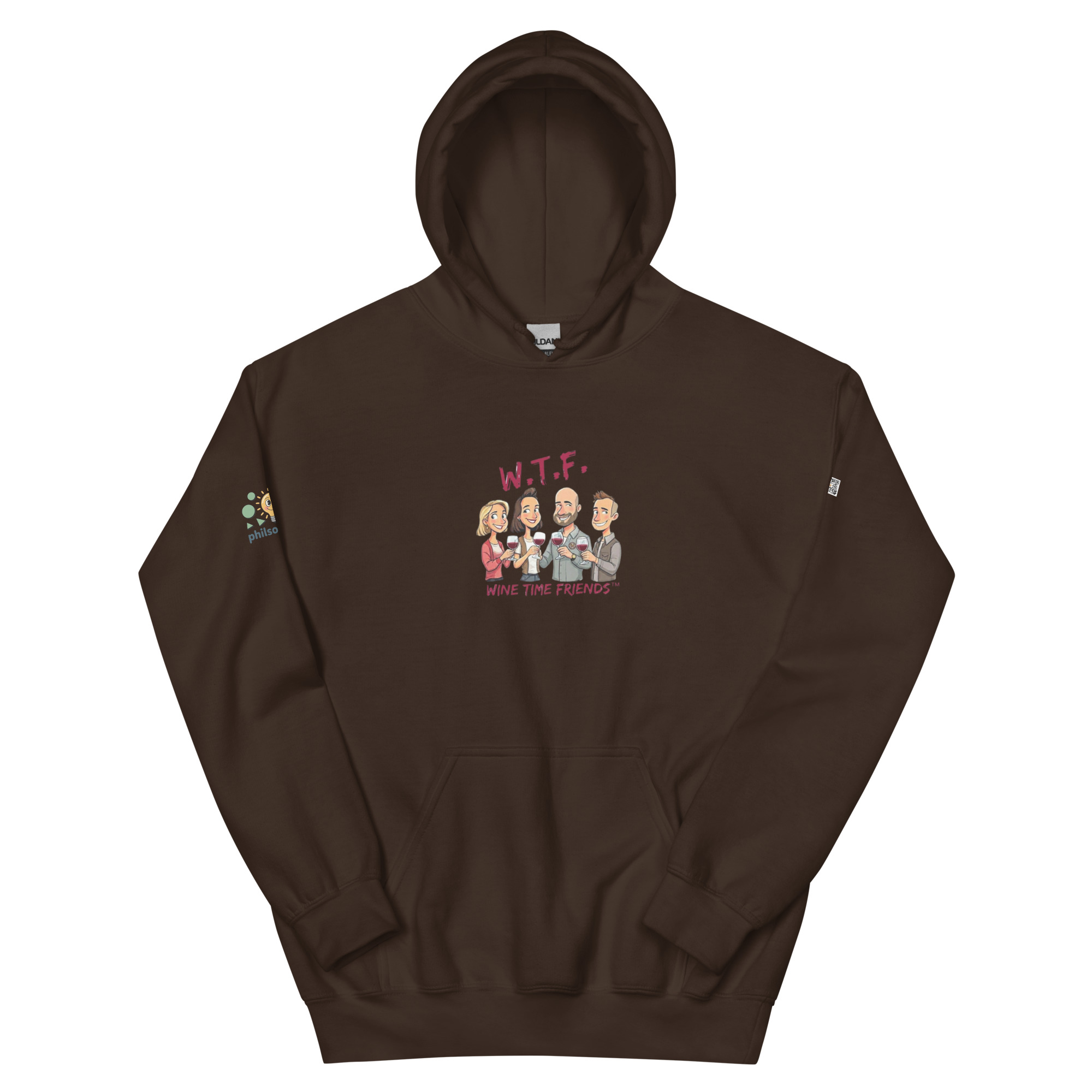 The "Wine Time Friends" Signature Hoodie - Image 8