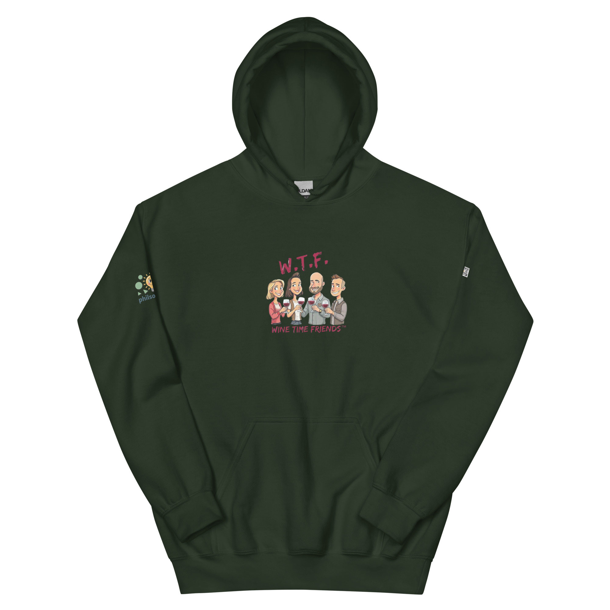 The "Wine Time Friends" Signature Hoodie - Image 10