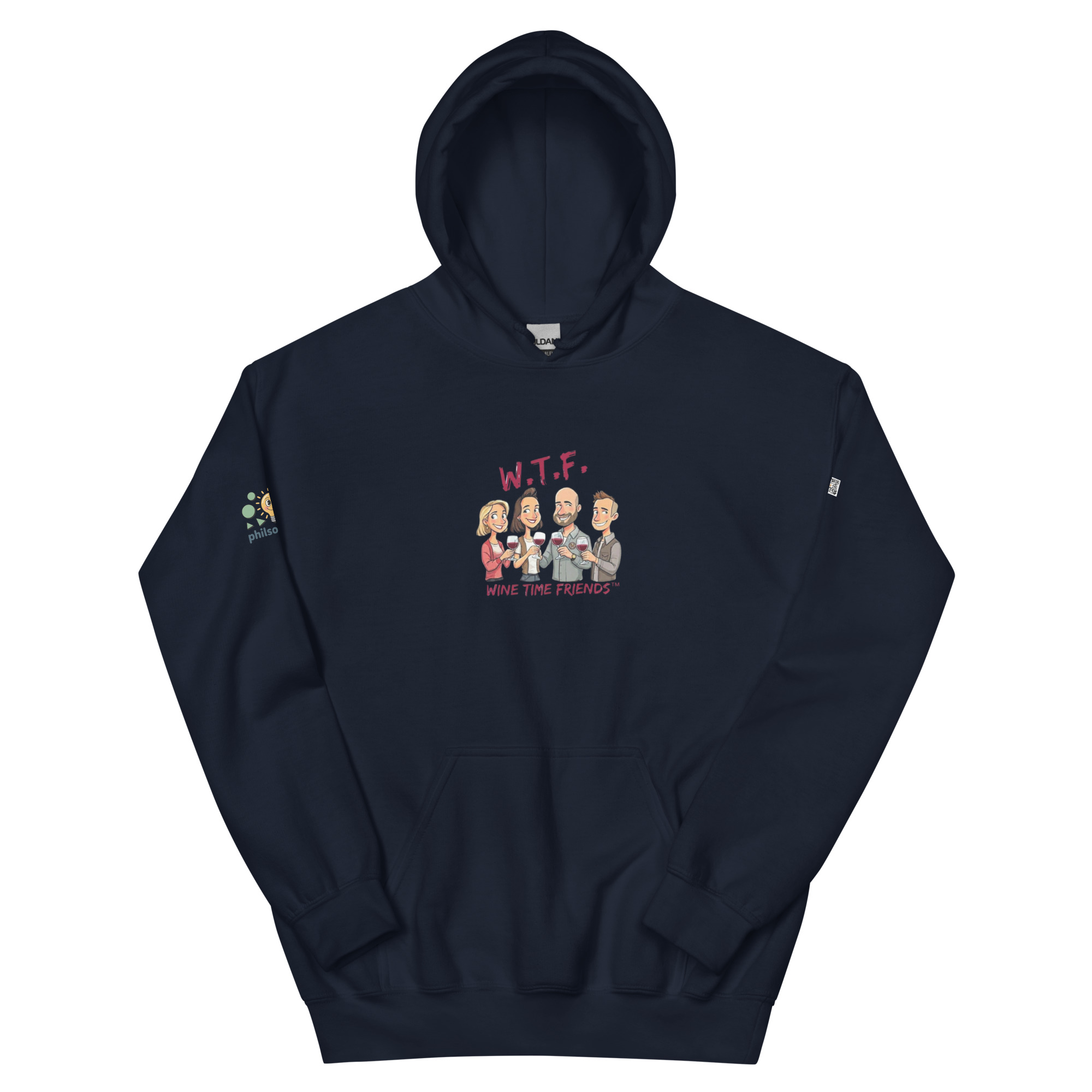 The "Wine Time Friends" Signature Hoodie - Image 4