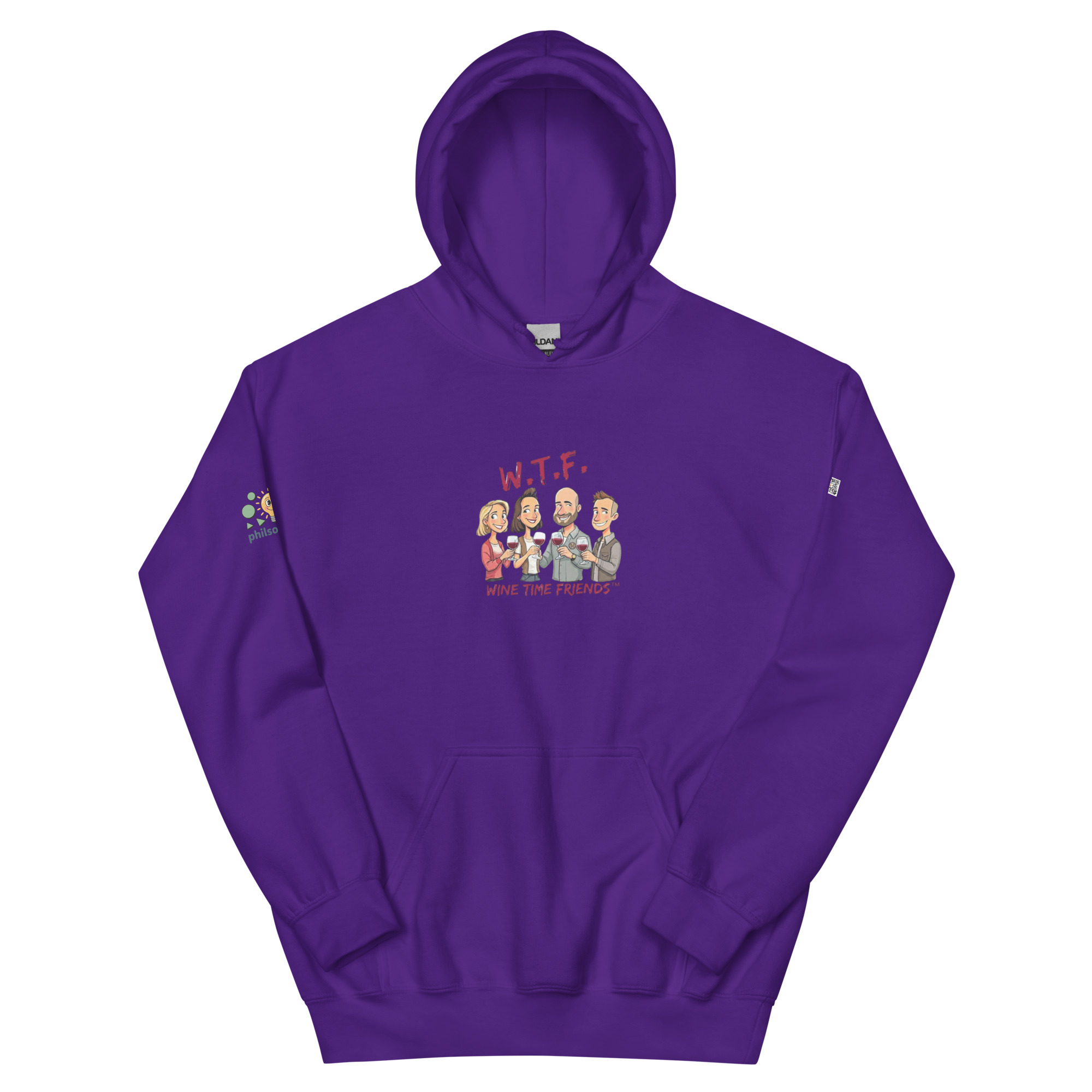 The "Wine Time Friends" Signature Hoodie - Image 12