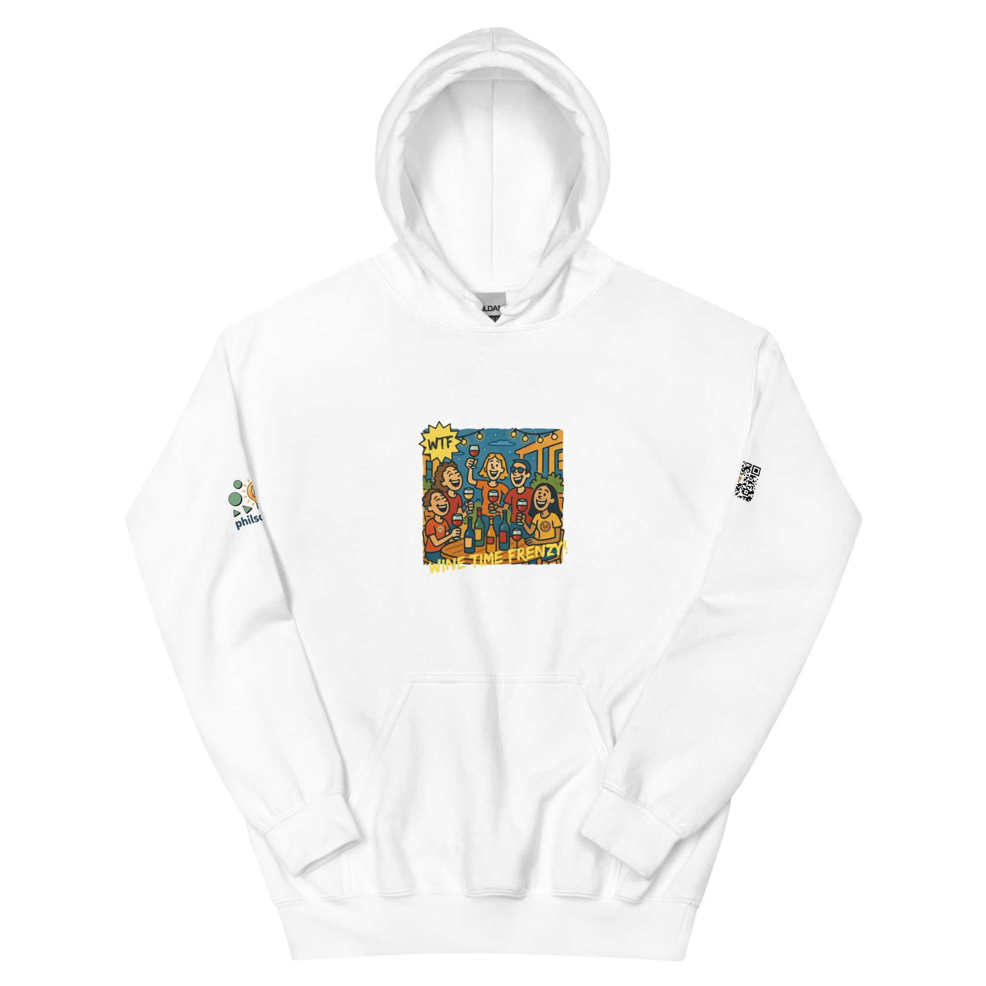 Wine Time Frenzy Signature Pullover Hoodie - Image 9